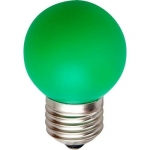 Лампа ECOLA LED globe color 5W G45 220V Green шар Зеленый матовая колба[K7CGB50ELB]