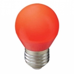 ЛАМПА ECOLA LED globe color 5,0W G45 220V E27 Red шар Красный матовая колба 77x45  [K7CR50ELB]