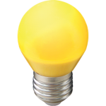 Лампа ECOLA LED globe color 5W G45 220V Yellow шар Желтый матовая колба [K7CY50ELB